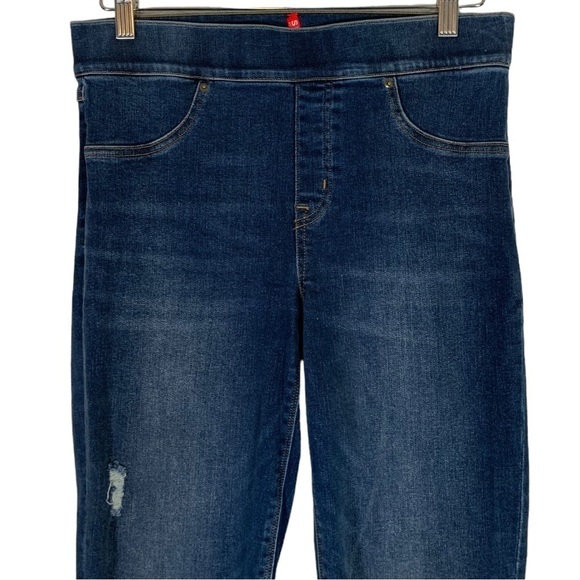 Spanx Distressed Ankle Skinny Jeans Size Medium - Picture 4 of 9